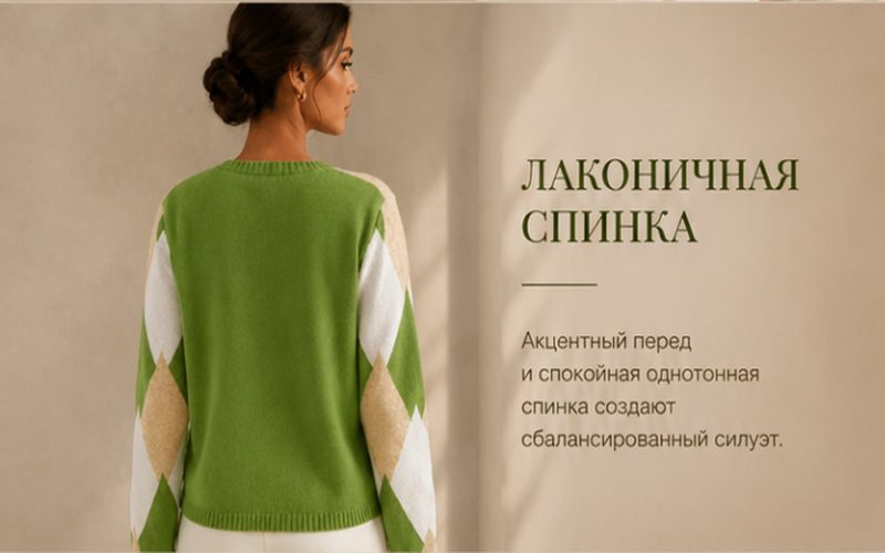 Rich-content FM12611: однотонная спинка