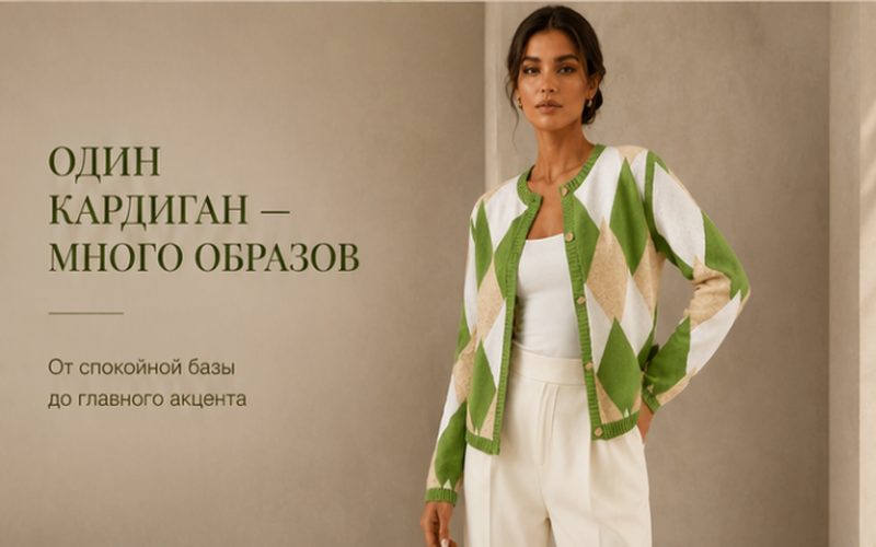Rich-content FM12611: один кардиган, разные образы